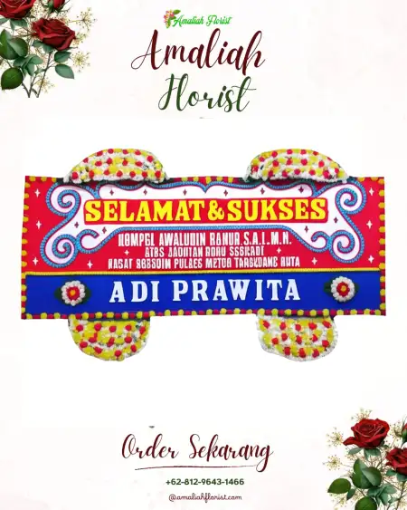 Papan Bunga Ucapan Selamat Kalijambe